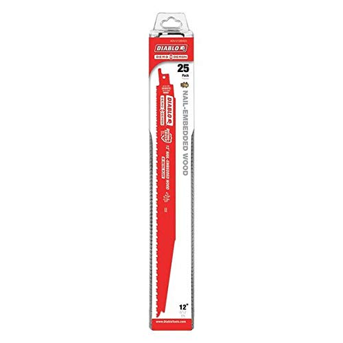 Diablo Demo Demon Reciprocating Saw Blades - 25-Pk., 12in.L, 6/12 TPI, Model#DS1212BW25