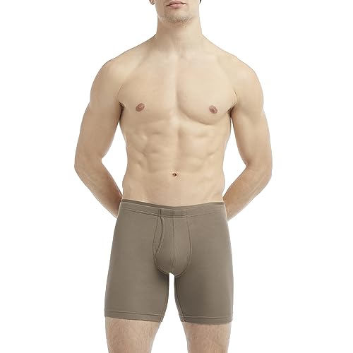 2(X)IST mens Modal Rib 6" Boxer Brief2