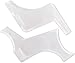 Produktbild Bart-Shaper-Mann Bart-Shaping-Werkzeug Transparente Vorlage Styling Kammschablone für Schnurrbart-Ziegenkotelett-Zutat, perfektes Geschenk für Männer mit Gesichtsbehaarung