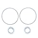 ABS Ring Achsmutter ABS Sensorring Antriebswelle ABS-Ring Mutter Achsstummel ABS Ringe hinten links und rechts für 1er E81 E87 E88 E82 3er E46 3er E90 E91 E92 E93 Z4 E85