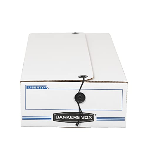 Bankers Box Liberty Check And Form Boxes, Standard Set-Up, String And Button, 9 X 23 X 4 Inches, Case Of 12, (00002) #TOP6