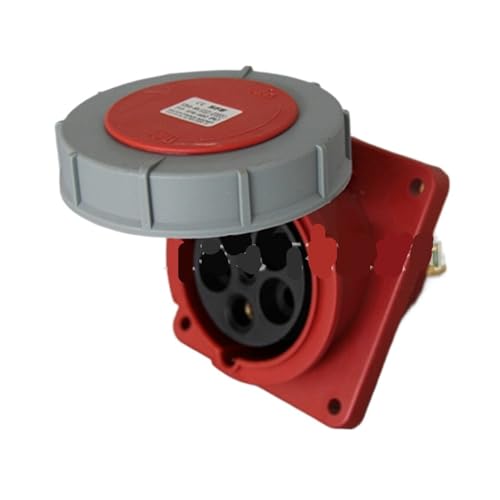 Prise inclinée industrielle SFN-4352 étanche 63A 5P IP67 haut de gamme
