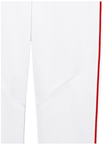 Under Armour Calça de beisebol utilitária para meninos, (103) Branco/Vermelho/Vermelho, P