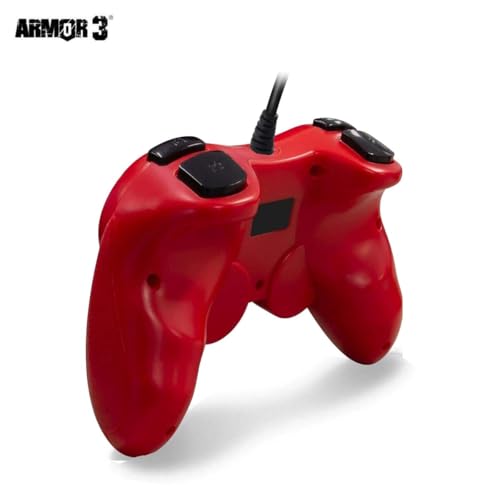 Image of Armor3 inchNuplay inch Wired Game Controller for PS3 (Red)