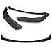 HK5 3 Pieces STP-Style Front Bumper Lip Spoiler Splitter Side Body Kit Trim Protection Compatible with 2006-2008 Lexus IS250 IS350, 2007 (Matt Black)