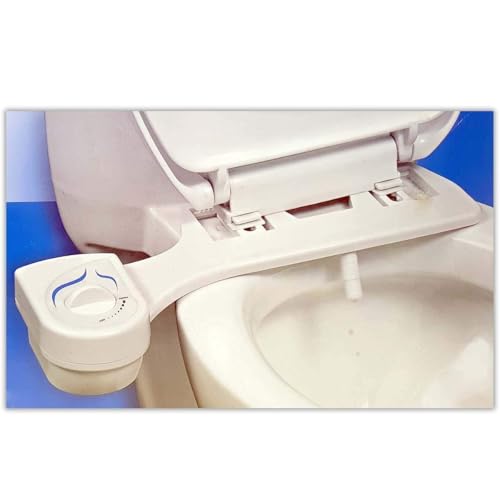 Image of BRANCO Bidet Seat Attachment, Western Toilet Spray, Front and Rear Wash, Adjustable Position, White