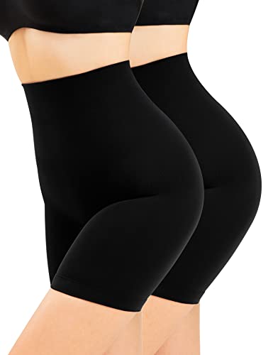 ATTLADY 2er Pack Shapewear Damen Bauchweg Figurenformend Miederhose Cover