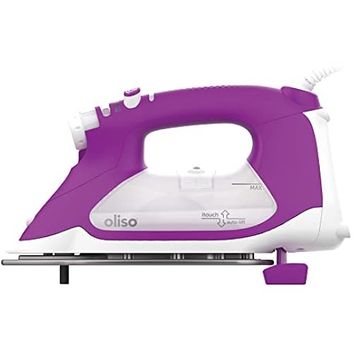 Oliso TG1600 ProPlus Auto-Lift Steam Iron, Quilting Sewing & Clothes, 1800W