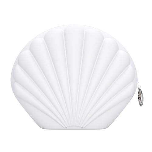 de Maquillaje de Silicona - Diseño de Concha portátil - de Maquillaje de Viaje de Silicona para Mujer, para Mujeres y niñas, Espejo de joyería, Ver descripción, Ver descripción