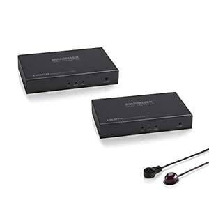 HDMI LAN Extender – Marmitek MegaView 91 – Verlenging over 1 CAT 5e/6 kabel of netwerk (TCP/IP) – Full HD – 1080P – 120m – Meerdere ontvangers mogelijk – Infrarood retourkanaal – over bestaand netwerk