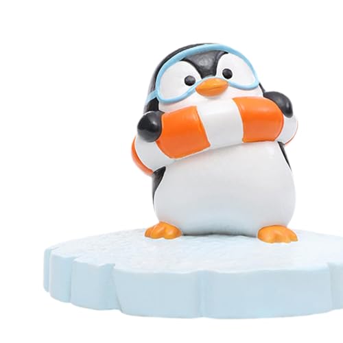 Figurine de pingouin en résine pour décoration de jardin extérieur - 3