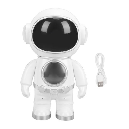 Naroote Robot de Escritorio con IA, Compañero Robótico Educativo con Altavoz Bluetooth, Expresiones LED, Función de Luz Nocturna, Interactivos para Que Los Niños Aprendan a Pensar