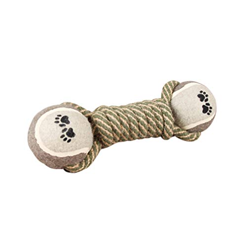 Brinquedo de mastigar para cães da POPETPOP com corda de nó para filhotes de cachorrinhos em formato