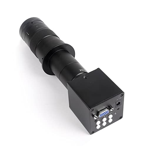 Microscope 4MP 1080P Lab Industrial Video Microscope Camera 180 X Zoom Lens(VGA-180X)