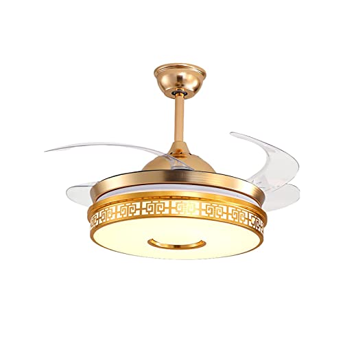 Ventilateur de plafond avec éclairage LED 72W et télécommande pour salon - 2