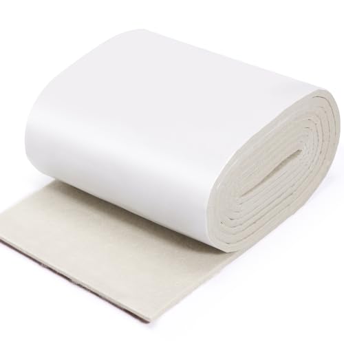 Pllieay Adhesive Felt Premium Grade, Orthopedic Felt Roll 1/4" x 6" x2.5yd
