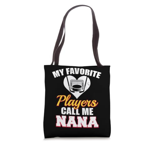 My Favorite Players Call Me Nana Funny Hockey Nana Tote Bag miniatura 1