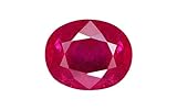 Kirti Sales Certified Untreatet sin calefacción 4.25 Ratti 3.75 quilates A+ Calidad Natural Birmania Ruby Manik Piedra preciosa suelta para mujeres y hombres
