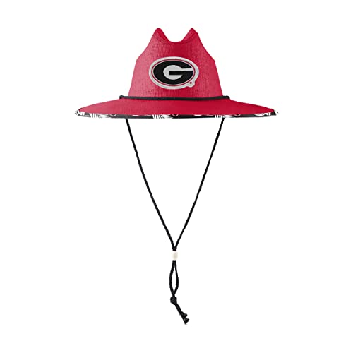 Image of FOCO Georgia Bulldogs NCAA Team Color Straw Hat