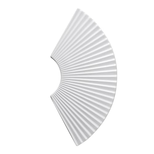 Plato de cerámica para sushi estilo japonés 11 pulg blanco miniatura 1