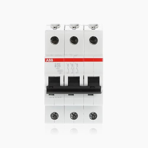 ABB Leitungsschutzschalter S203-B20 B20A 3polig 6kA EAN 4016779469104 ABB Leitungsschutzschalter S203-B20 B20A 3polig 6kA EAN 4016779469104