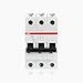 Price comparison product image ABB S203-B20 Miniature Circuit Breaker, 3 Pole, Type B, 6/10kA Breaking Capacity, 20 Amp Current (2CDS253001R0205)