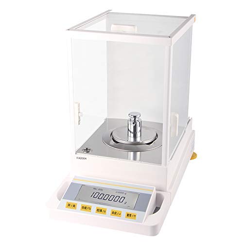 Balanza analítica de Alta precisión 110G/0.0001G Balanza Digital para Laboratorio, Farmacia, joyería, Planta química y Escuela