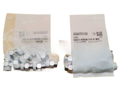 QTY: 10 brand new stainless steel straight connector suitable for KQG2H10-04S connector