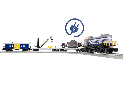 Lionel Navy Freight Electric O Gauge Train Set with Remote