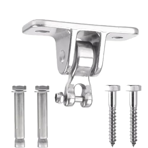 VGGBNG Hammock Hooks?Swing Hooks Heavy Duty? Swing Hook 304 Stainless Steel Ring Swing Hook Sandbag Hanging Ring Hammock Fixed Hook Hanging Accessory for Ceiling Aerial Yoga