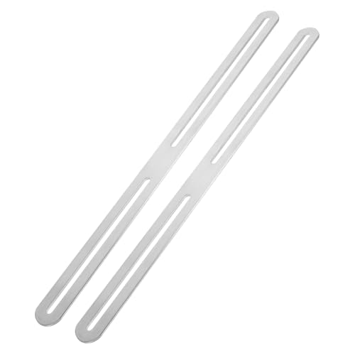 BESPORTBLE 2piezas Valla Soporte De Esquina Soportes Ajustables Para Buzón o Puerta De Valla Placa De Unión De Acero Inoxidable Para Instalación Estable Plano Para Cercas Placas Planas De Rep