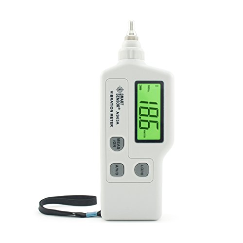 デジタル振動計、 携帯用振動計の振動検光子のデジタル機械欠陥探知器のペンの振動AS63A