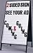 Accent Printing & Signs Sidewalk A-Frame Double Sided, 41H x 21W, Heavy Duty Steel, Classic A-Frame Sign with Two 4" Letter Sets