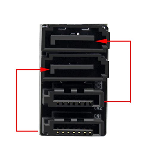 Adaptador SATA 7Pin Doble Ángulo 180° para PC miniatura 4