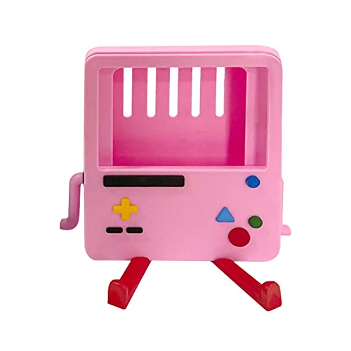 ZQYX Schutzhülle Silikon-Spielkonsolenhalter, Spielsteuerungshalterung Cartoon-Silikonmaterial tragbare Bildschirmunterstützung geeignet für Nintendo-Switch-Zubehör Cover