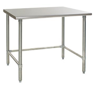 Universal SG2436-RCB - 36  X 24  Stainless Steel Work Table W  Galvanized Cross Bar