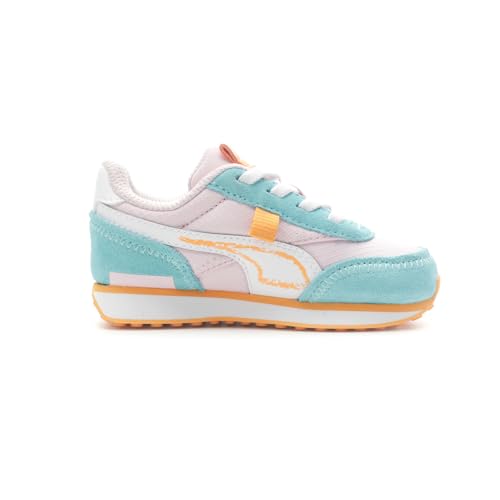 PUMA Infant Girls Future Rider Spring Sketchbook Lace Up Sneakers Shoes Casual - Pink3