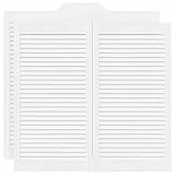 Vopese Wei?e Saloontüren aus massivem Kiefernholz, 100x100 cm, Lamellen-Design, für Innentüren und Raumtrennung Model4107147