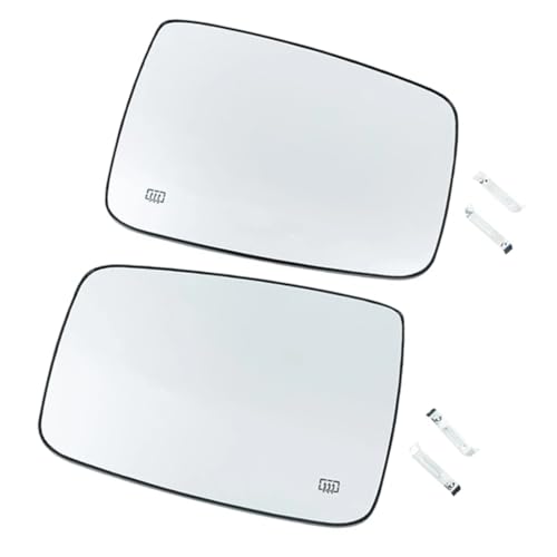 Rétroviseur chauffant pour Dodge Ram 1500 miroir de rechange pour conduite sous la pluie