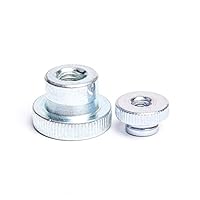Duimmoeren, gekartelde moer, 1-10 stuks M3 M4 M5 M6 M8 M10 vernikkelde