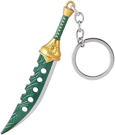 Llavero de metal con colgante de arma de anime Meliodas de The Se...