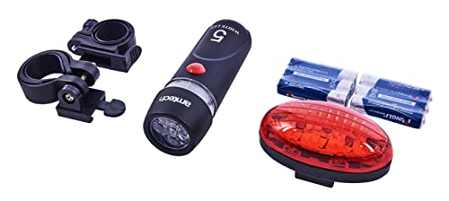 Amtech S1826 LED Bicycle Light Set, 2-Piece