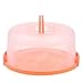 Didiseaon 1 Set Buckle Cake Box Cake Holder Cover Round Transport Cake Carriers Cupcake Holder Portable Cupcake Cheese Assortment Cake Stand Cover Handle Plastic Thicken Bracket re-usable