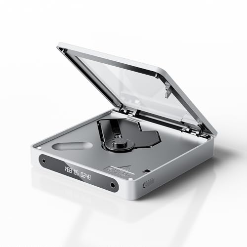 Image of FiiO DM13 Multifunctional Portable Stereo CD Player with Long-Lasting Battery, Supports USB Ripping, Optical /coaxial /3.5mm /4.4mm outputs (Transparent Bluetooth)