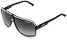Carrera carrera33 8v6 Black Grey Carrera 33 Square Aviator Sunglasses Lens Cate, Schwarz, 62