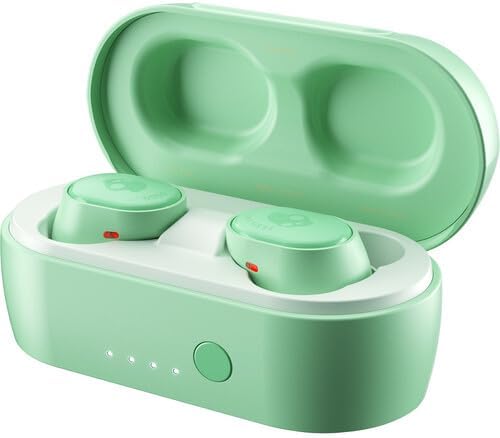 Skullcandy Sesh Evo True Wireless in-Ear Headphones with Bluetooth 5.0, 24-Hour Battery Life, Rapid Charge, IP55 Sweat and Water Resistance, Built-in Tile Tracker – Pure Mint - Image 5