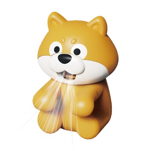 Ventilador de clip – Mini dispositivo personal recargable que aire, ventilador pequeño con forma de perro, accesorio de refrigeración portátil para cachorros, soplador rRamen alimentado por