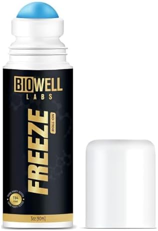 BioWell Freeze Roll-On Fast-Absorbing and Cooling for Post-Workout & Active Lifestyle Support