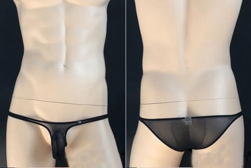 Men's Transparent Brief Mesh Low Waist Men's Underwear4
