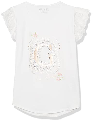 Guess Maglietta per Bambine e Ragazze Bianco 16